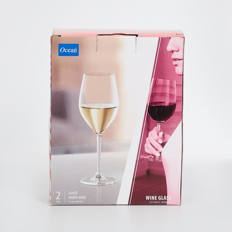 OCEAN  2-piece Sante White Wine Glass set- 340 ml 