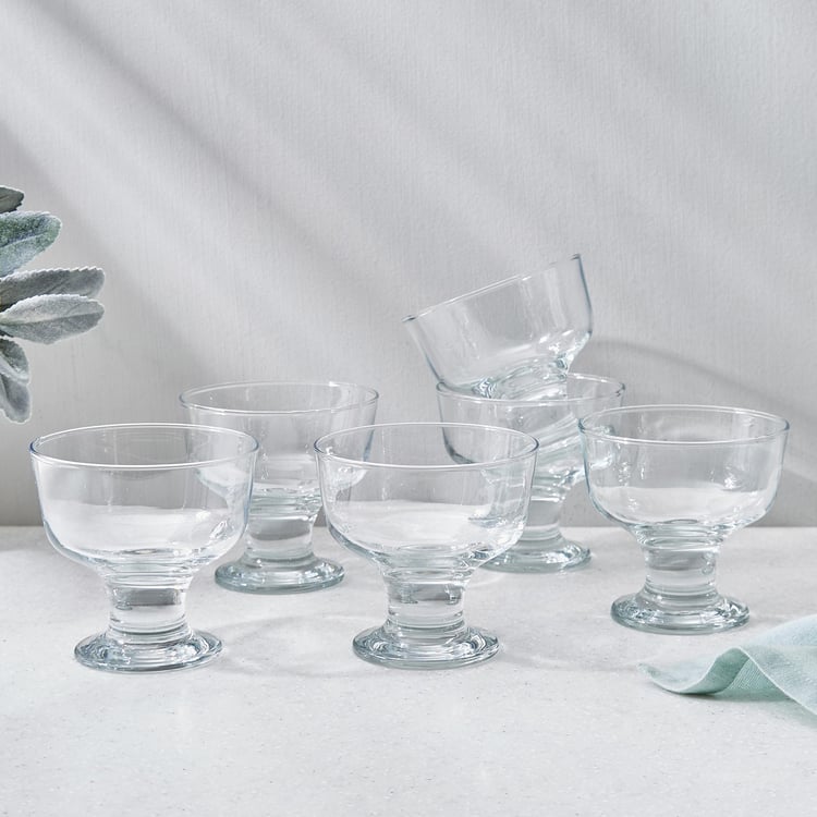 Wexford - Firenze Solid Sets  - Glass - 10 x 9.5 cm - 285 ml  - Non-Microwavable -  Transparent