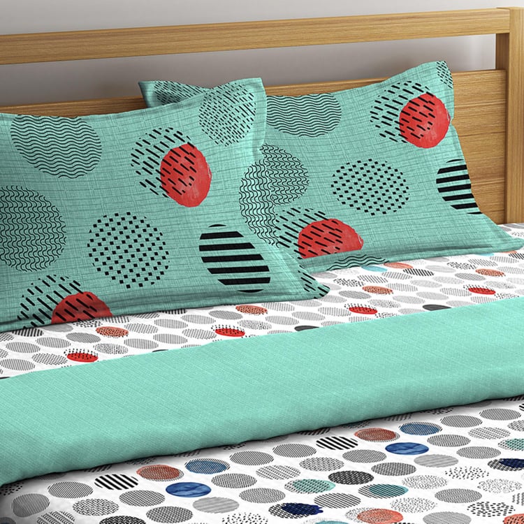 PORTICO Alpha Plus Printed Cotton Bed In A Bag - Set Of 4 Pcs.