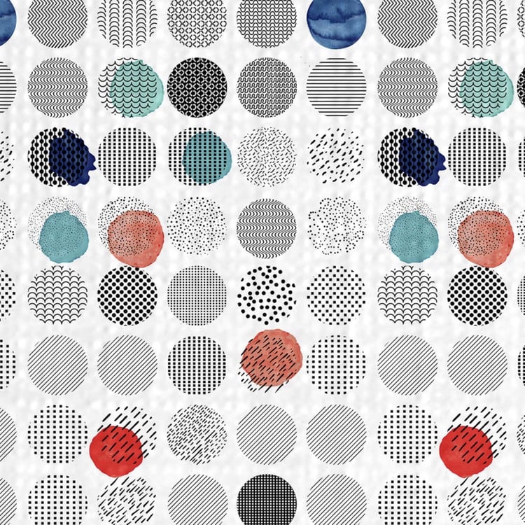 PORTICO Alpha Plus Printed Cotton Bed In A Bag - Set Of 4 Pcs.