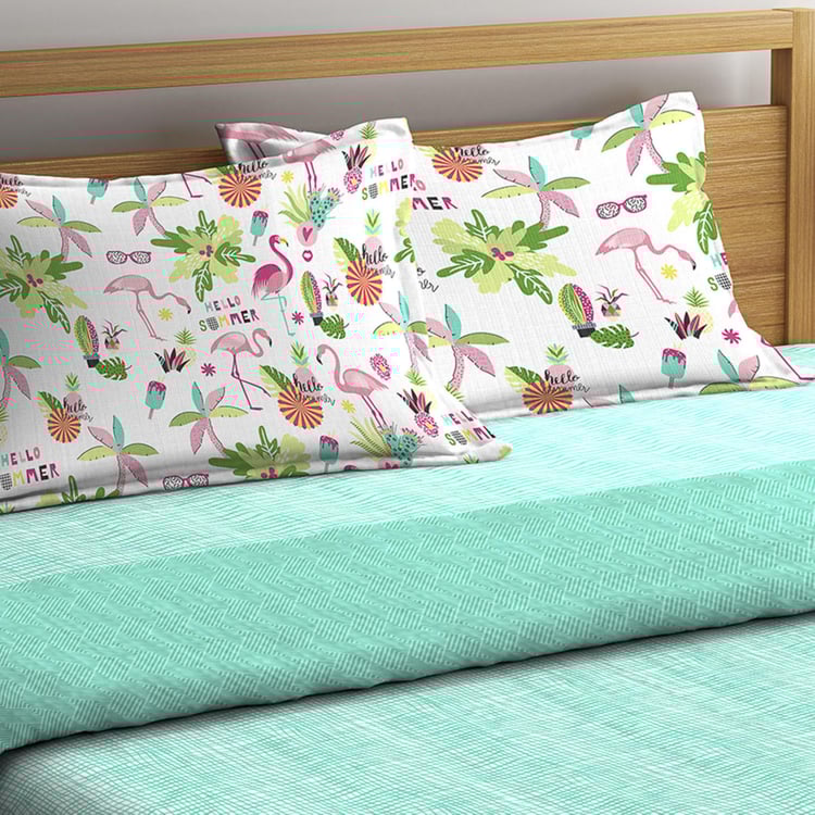PORTICO Alpha Plus Printed Cotton Bed In A Bag - Set Of 4 Pcs.