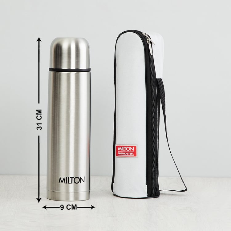 MILTON Round Steel Flask - 1000ml