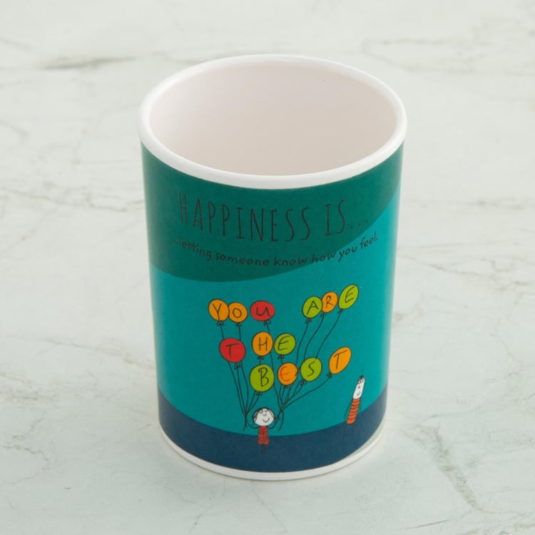 Happiness Printed Tumblers - Set of 4
