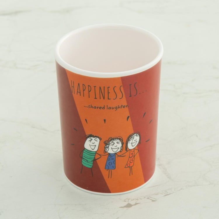 Happiness Printed Tumblers - Set of 4