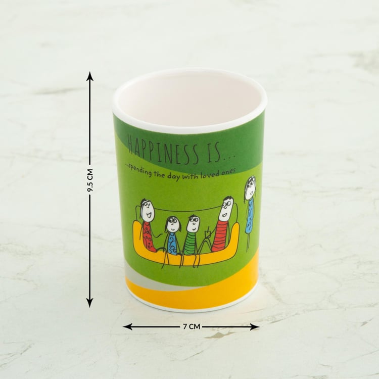 Happiness Printed Tumblers - Set of 4