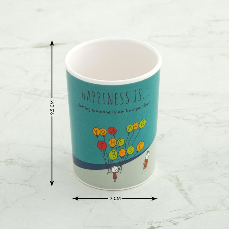 Happiness Printed Tumblers - Set of 4