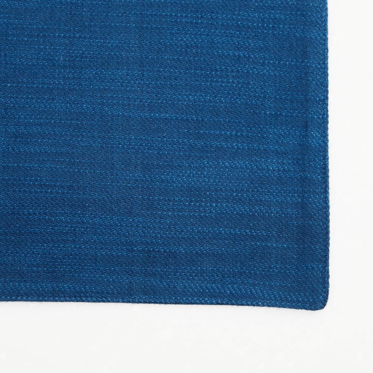Colour Connect Solid Placemat - Cotton - Placemat 48 cm x 33 cm -Blue