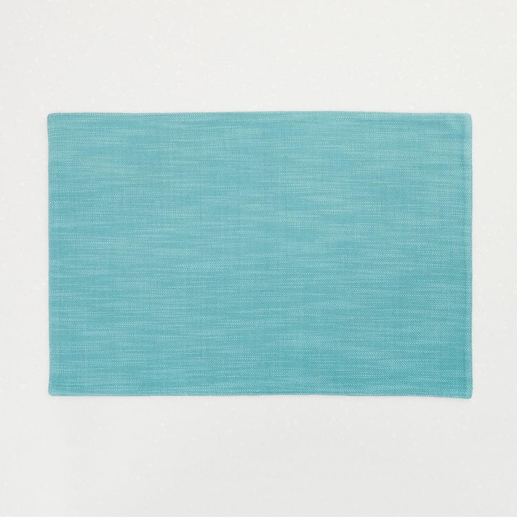 Colour Connect Solid Placemat - Cotton - Placemat 48 cm x 33 cm -Blue