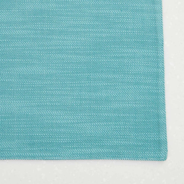 Colour Connect Solid Placemat - Cotton - Placemat 48 cm x 33 cm -Blue