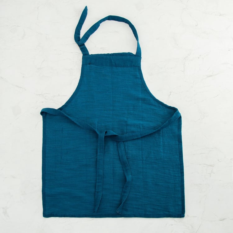 Colour Connect Solid Aprons - Cotton - Apron 60 cm x 74 cm -Blue