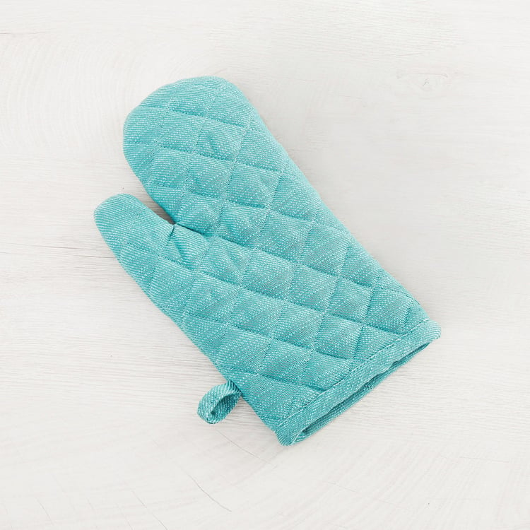 Colour Connect Solid Mitten - Cotton - Mitten 31 cm  L x 18 cm  W -Blue