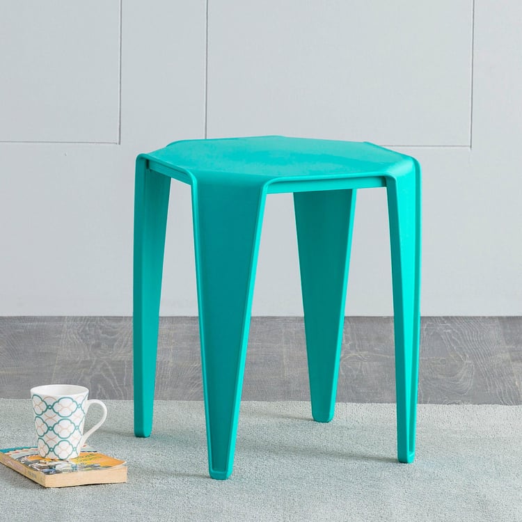 Helix Side Stool - Teal