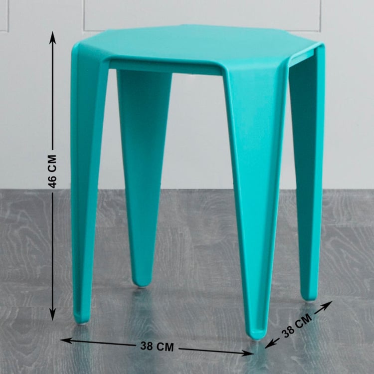 Helix Side Stool - Teal