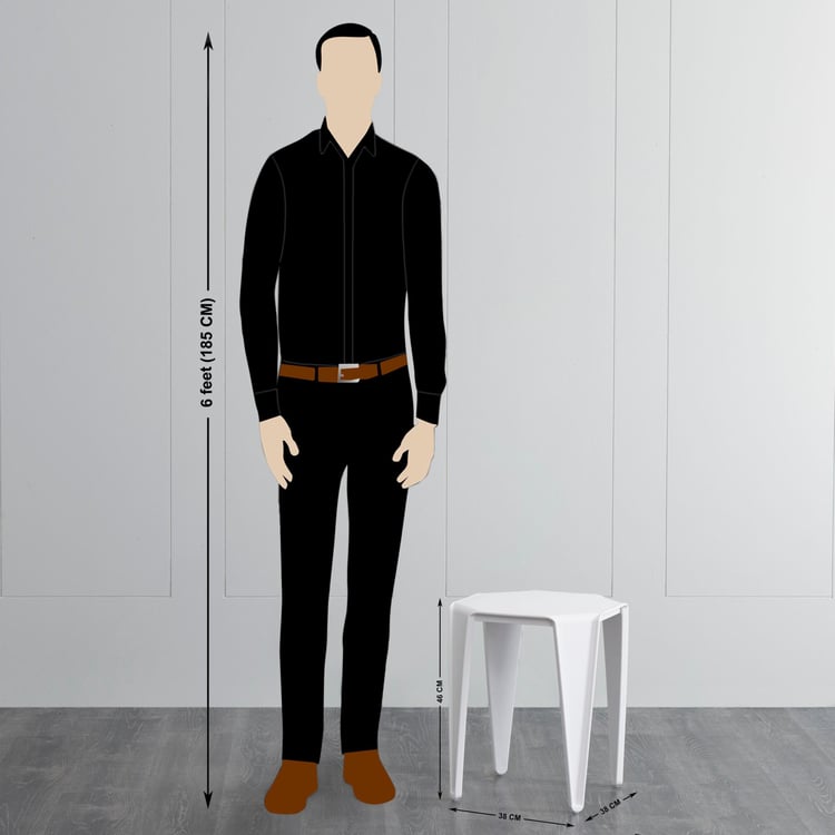 Helix Side Stool - White