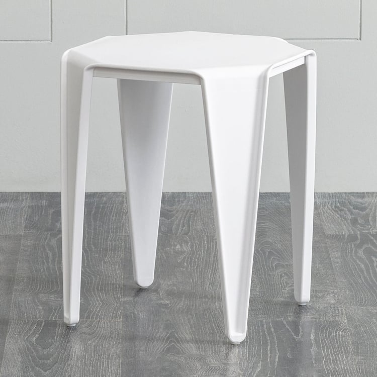 Helix Side Stool - White