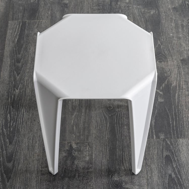 Helix Side Stool - White