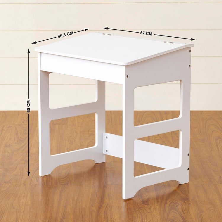 Blake Kids Study Table - White