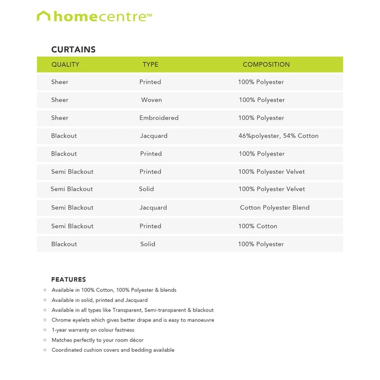 Elle Flamingo Printed Semi-Blackout Window Curtains - Set of 2 - 135 X 160 cm