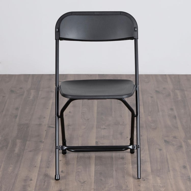 Emma Metal Folding Chair - Black