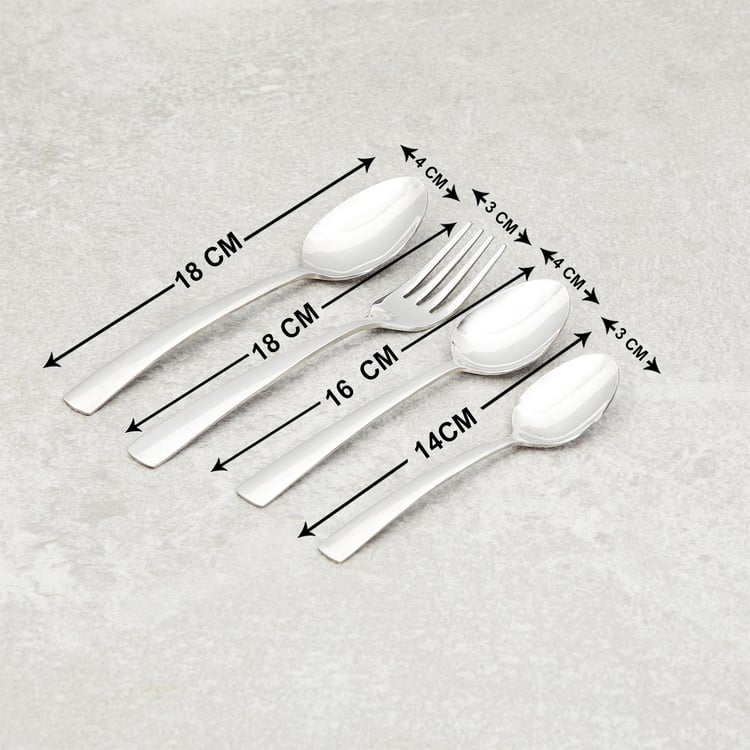 FNS Solo 24-Pc. Hanging Cutlery Set with Stand