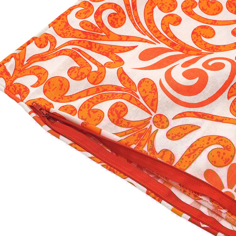 SWAYAM Floral Cotton Diwan Set-Set Of 6 Pcs.