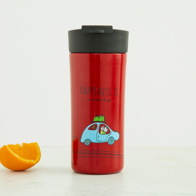 Melina-Eston Printed Stainless Steel Travel Tumbler - 500ml