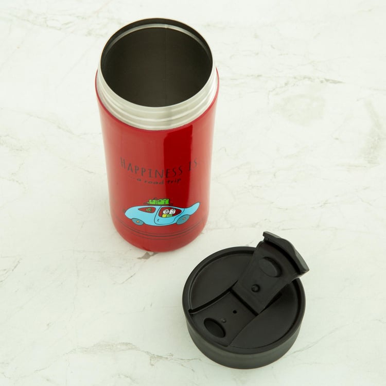 Melina-Eston Printed Stainless Steel Travel Tumbler - 500ml