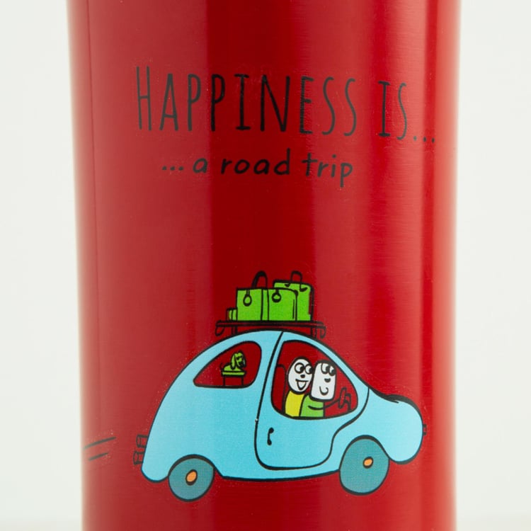 Melina-Eston Printed Stainless Steel Travel Tumbler - 500ml