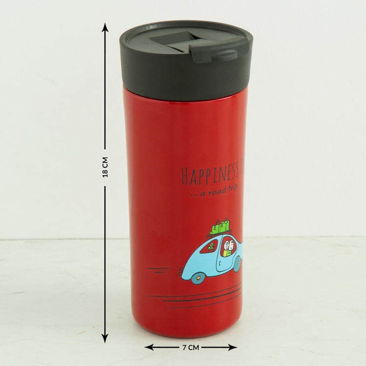 Melina-Eston Printed Stainless Steel Travel Tumbler - 500ml