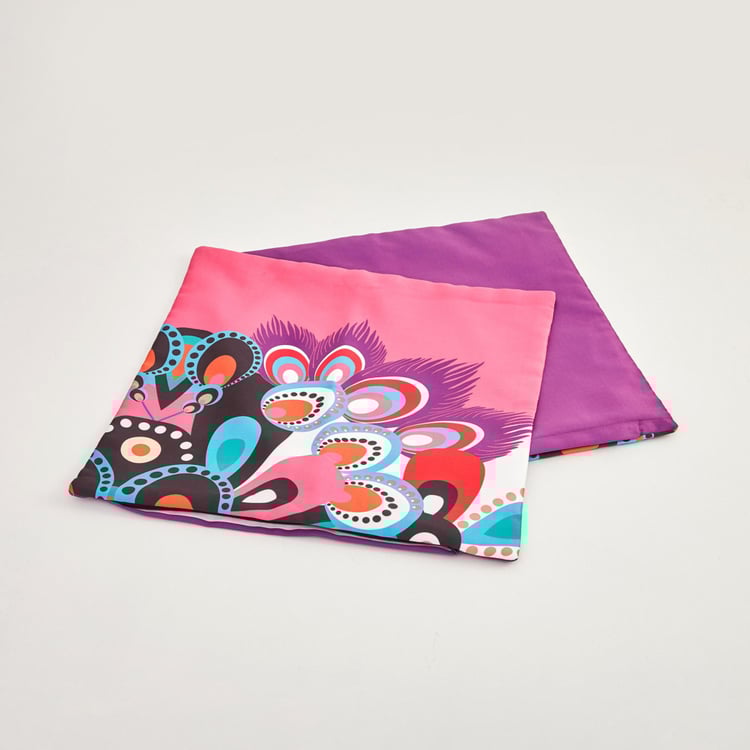 Designer Homes Printed Cushion Covers - Set of 2 - 40 x 40 cm