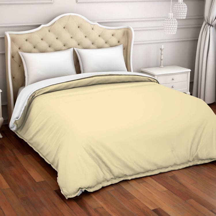 SPACES Active Hygro 300TC Solid Double Bed Duvet Cover - 228 x 274 cm