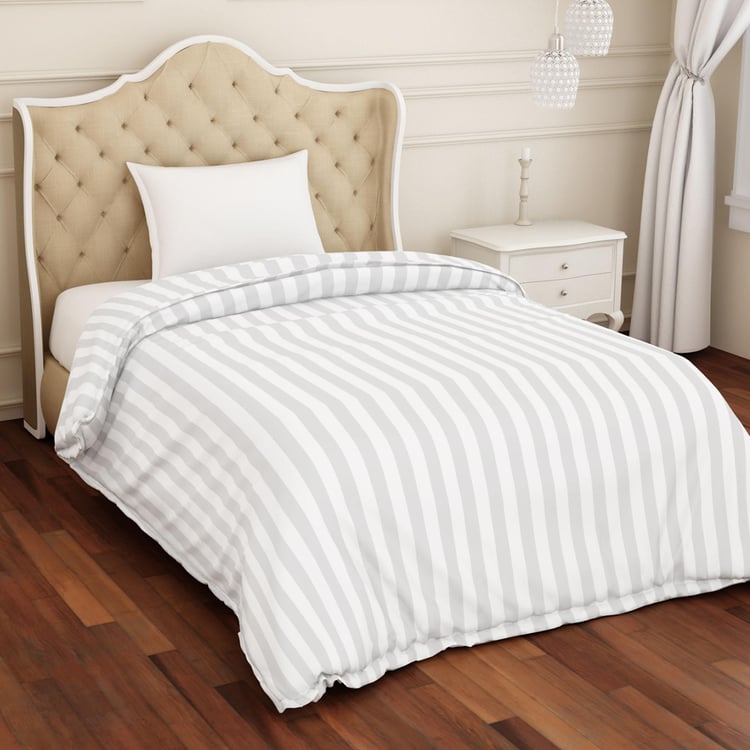 SPACES Sky Rise Striped 210TC Single Bed Duvet Cover - 152 x 223 cm