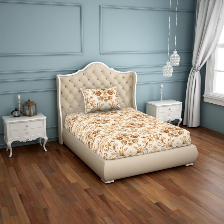 SPACES Essentials Printed 2-Piece Bedsheet Set - 150 x 220 cm