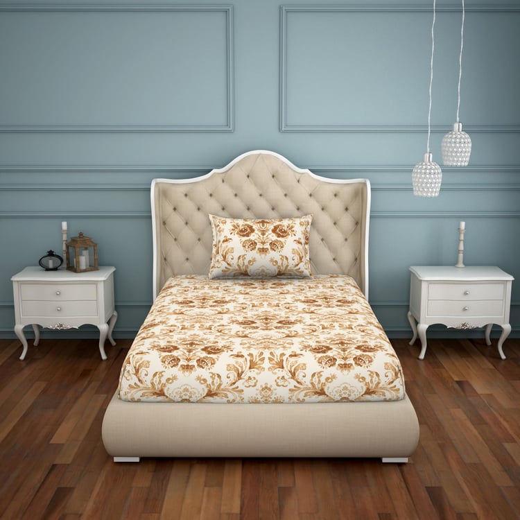 SPACES Essentials Printed 2-Piece Bedsheet Set - 150 x 220 cm