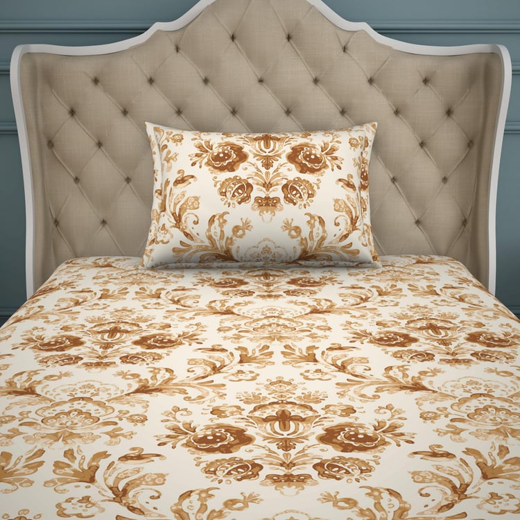 SPACES Essentials Printed 2-Piece Bedsheet Set - 150 x 220 cm