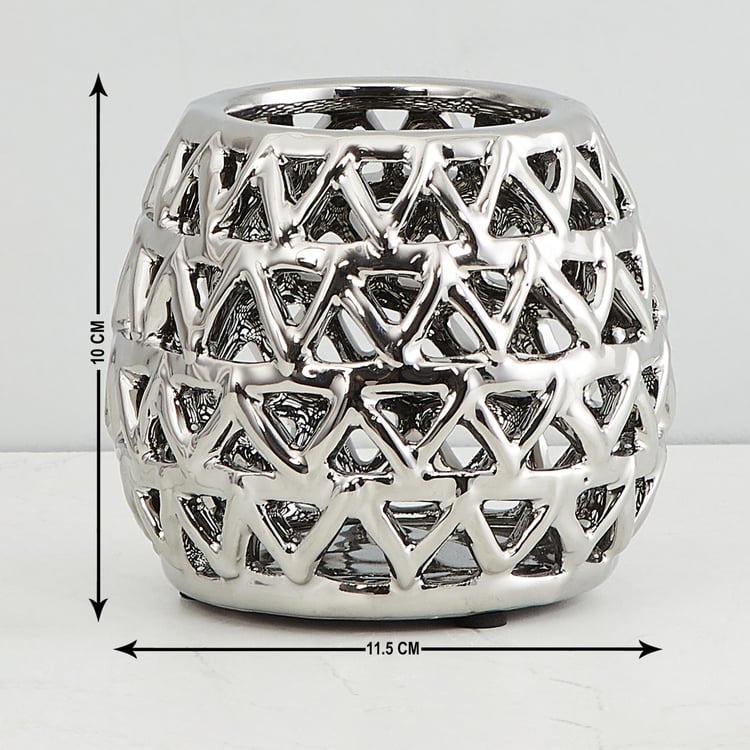 Splendid Textured Round Votive Holder