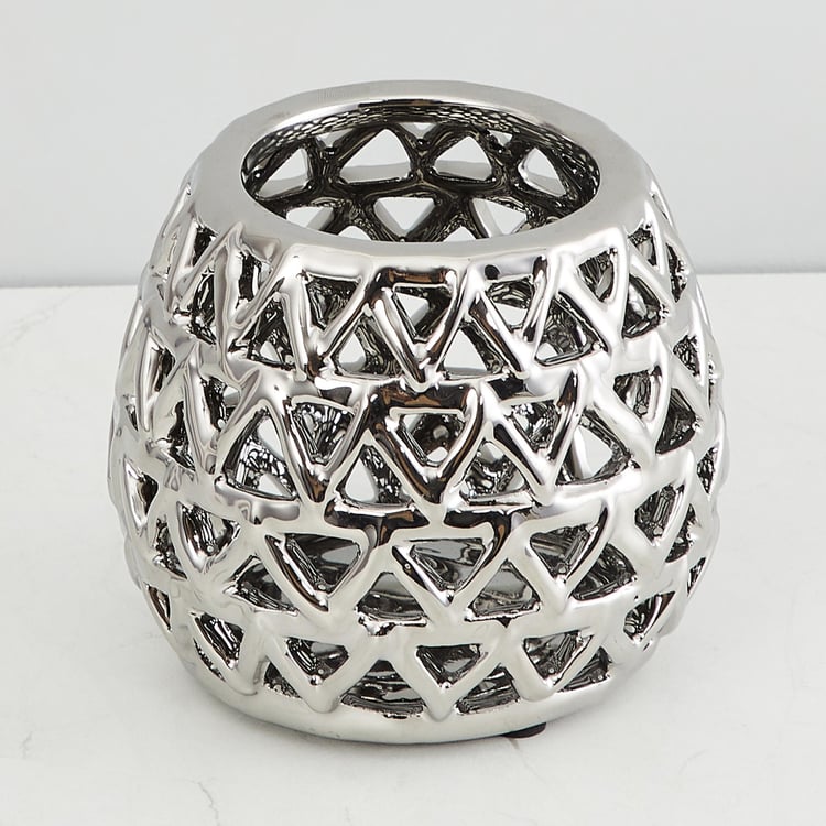 Splendid Textured Round Votive Holder
