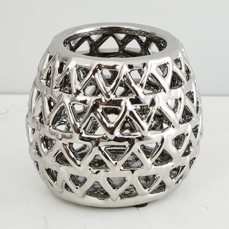 Splendid Textured Round Votive Holder