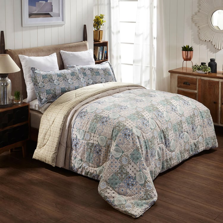 PORTICO NEW YORK Mosaics Super King Size Comforter - 2.24 x 2.74 m