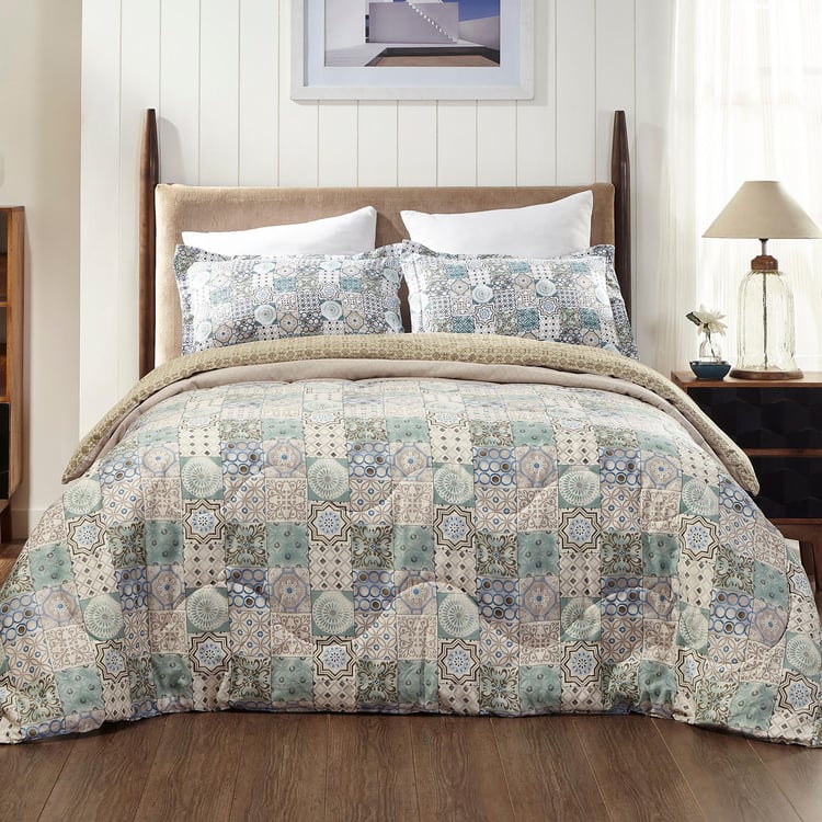 PORTICO NEW YORK Mosaics Super King Size Comforter - 2.24 x 2.74 m