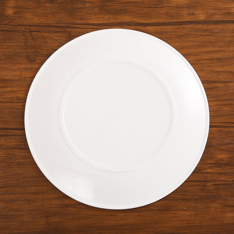 Corsica Spinel Set of 4 Melamine Floral Print Dinner Plates - 27cm