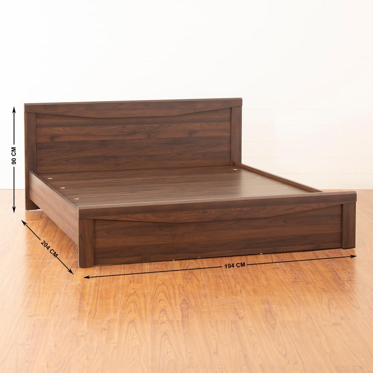 Lewis Vega King Size Bed- 180 x 195 cm - Brown