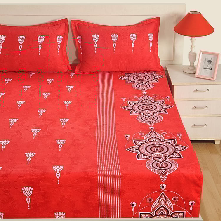 SWAYAM Printed 4-Pc. Bed In A Bag- 228 X 274 cm
