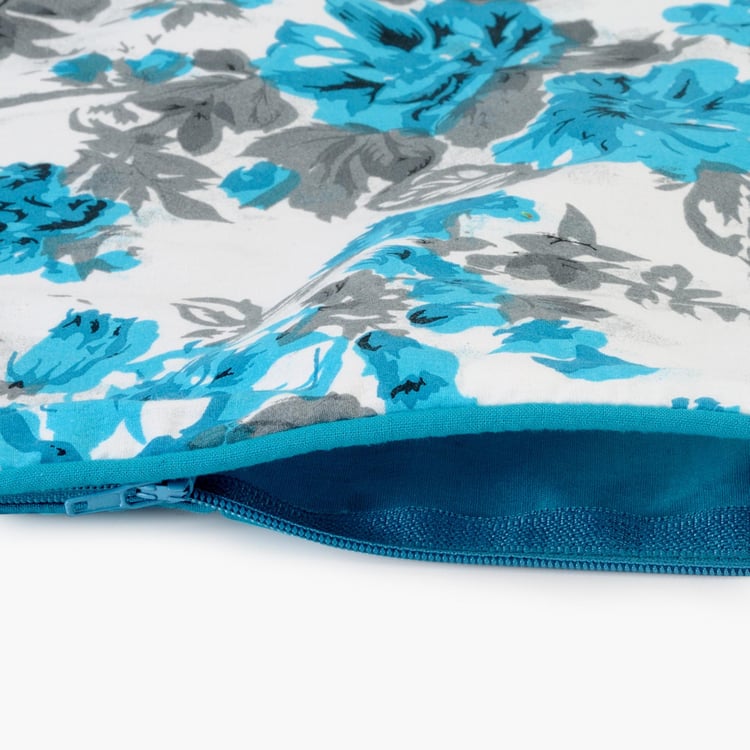 SWAYAM 6-Piece Floral Print Diwan Set - 152 x 228 cm