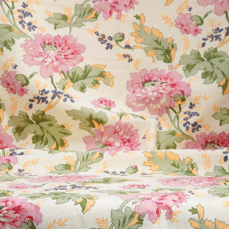 SWAYAM Floral Print Door Curtain - 137 x 274 cm