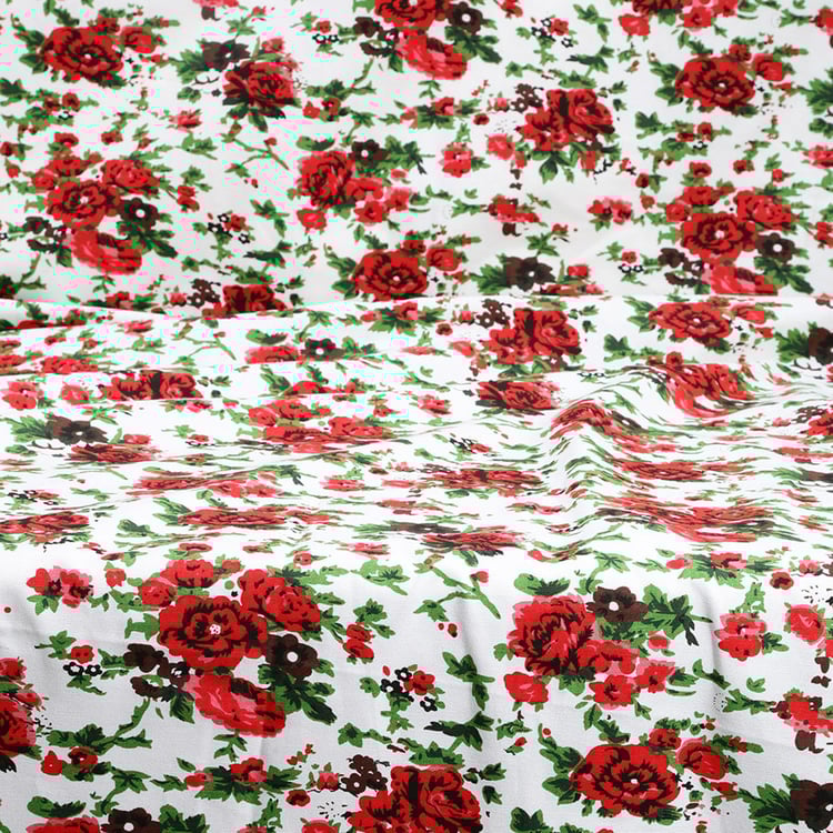 SWAYAM Printed Semi-Blackout Long Door Curtain- 137 X 274 cm