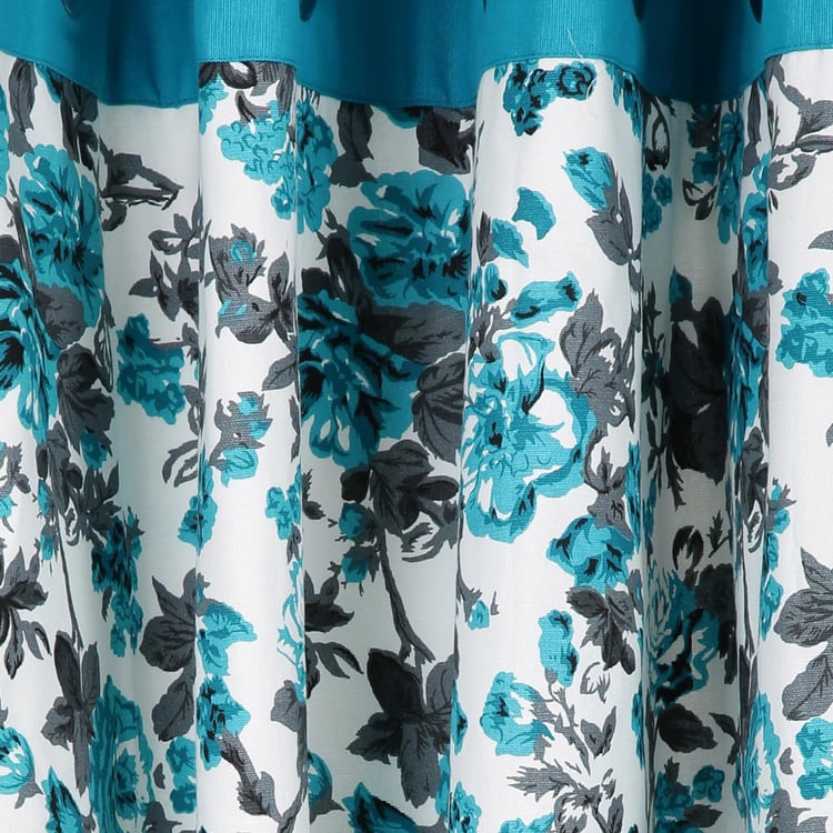 SWAYAM Printed Semi-Blackout Window Curtain- 137 X 152 cm