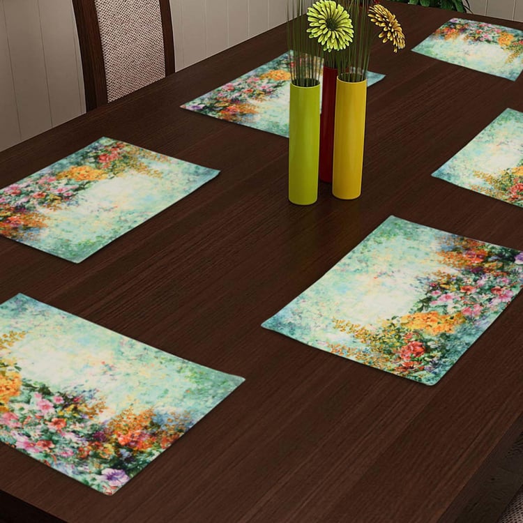 Saptami Table Mat Buy SWAYAM Floral Print Table Mats - Set of 2 from Swayam at just INR 399.0