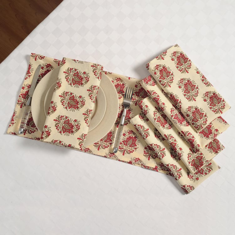 SWAYAM Printed Napkins - Set Of 6