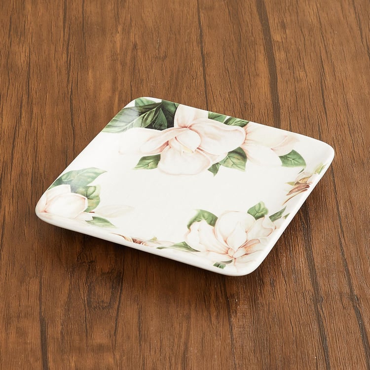 Alora Stoneware Floral Printed Appetizer Plate - 15cm